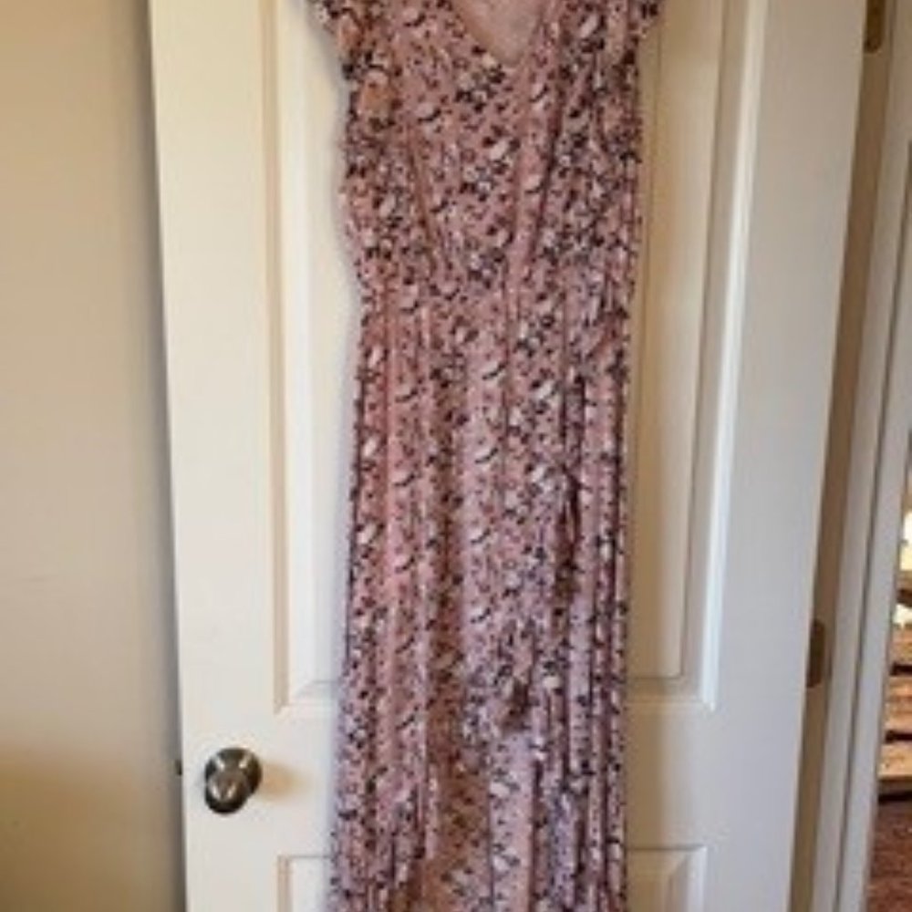 Blush and Brown Sim & Sam High Low Dress - Size M